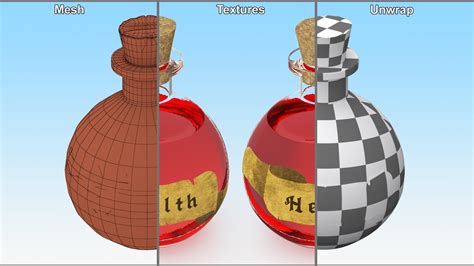 Potions Collection 3D Model - TurboSquid 2033977