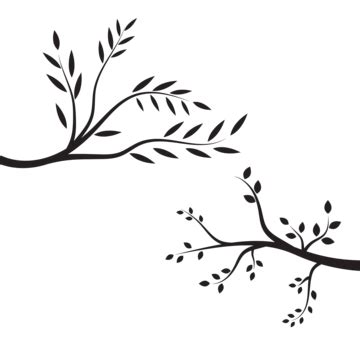 Tree Branch Vector Ilustration Design White Wood Growth Vector, White, Wood, Growth PNG and ...