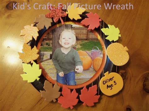 i'm going to make it (after all): Preschool Kids' Craft: Easy Fall Wreath