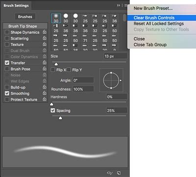 Create and modify brushes in Adobe Photoshop