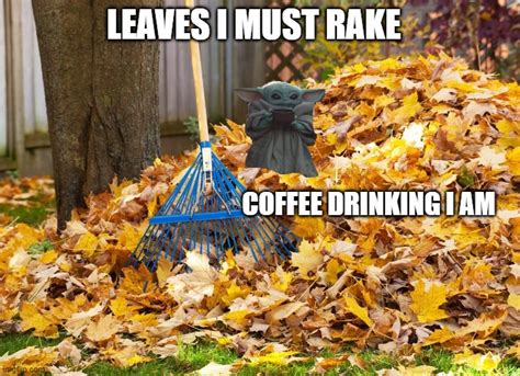 RAKING LEAVES - Imgflip