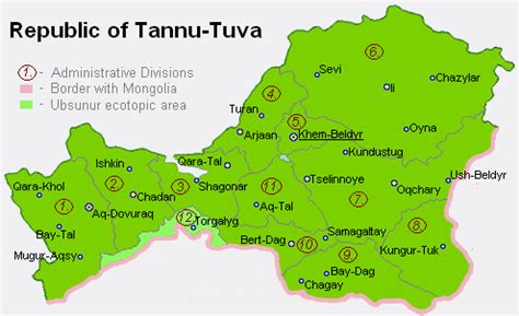 File:Tannu-Tuva Map.PNG - IBWiki | Administrative division, Republic, Yakutsk