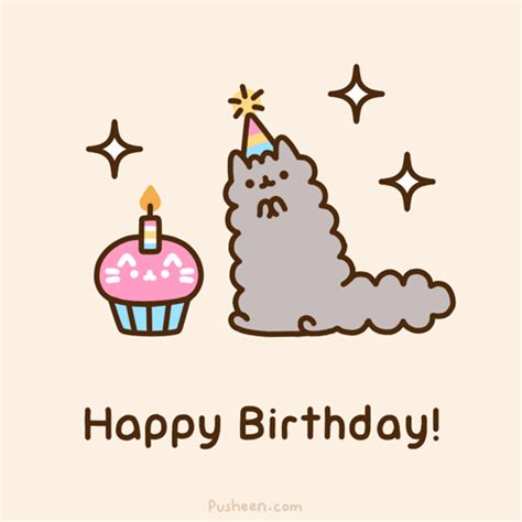 Pusheen the cat - Happy Birthday, Stormy!!! | Cute Stuff | Pinterest | Pusheen, Happy birthday ...