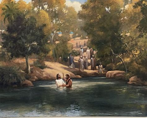 Baptism of Christ & Jordan River - Triptych | FourSquare ART