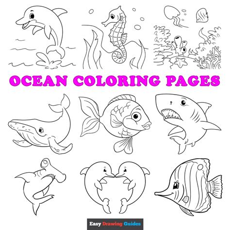 Free Printable Ocean Coloring Pages for Kids