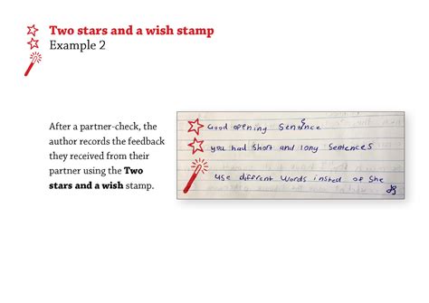 Stamp - Two Stars and Wish (Stamp_2SW) Educational Resources and Supplies - Teacher Superstore