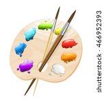 Artists Palette Clipart Free Stock Photo - Public Domain Pictures