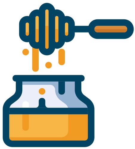 Honey jar vector image | Public domain vectors