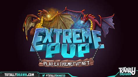 Minecraft Server Logo EXTREME PVP by totallyanimated on DeviantArt