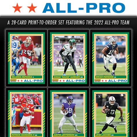 2022 Panini Instant All-Pro Team Football Checklist, Set Info