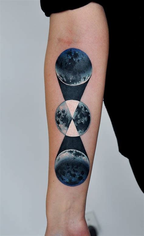 Three moons tattoo - Tattoogrid.net