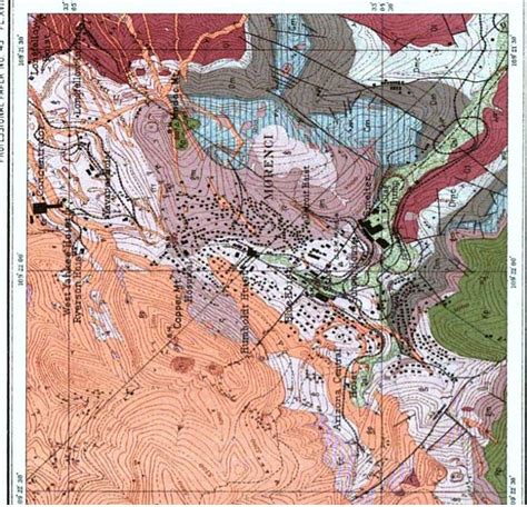 old map of Morenci, Arizona. This is where all of our Azurite comes ...