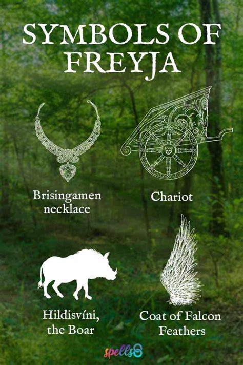 Freyja: Goddess Symbols, Correspondences, Myth & Offerings – Spells8 ...