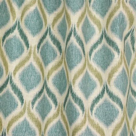 Blue and Green Ikat Fabric - Bing | Green ikat, Ikat fabric, Drapery fabric