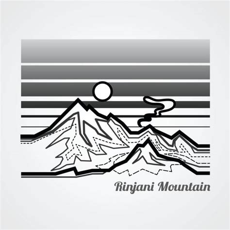 Gunung Rinjani Illustrations Illustrations, Royalty-Free Vector Graphics & Clip Art - iStock