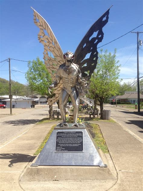 Mothman Statue - Landmarks & Historical Buildings - Point Pleasant, WV - Yelp