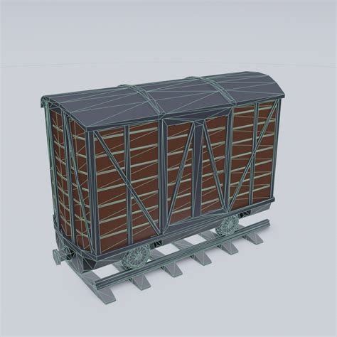 Freight Wagon 3D Model - TurboSquid 1542176