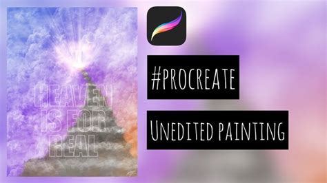 Heaven is for real painting | #procreate #artistsupport #bibleart