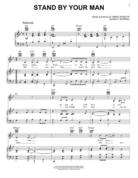 Stand By Your Man | Sheet Music Direct