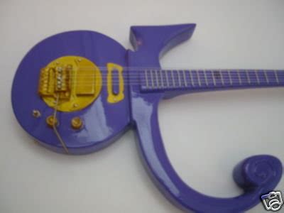 Prince Purple Symbol Mini Guitar Replica w/Free Stand | #84033997