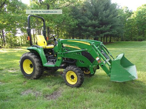 2010 John Deere 3320 4wd Diesel Compact Tractor 39 Hrs. W/300x Front End Loader