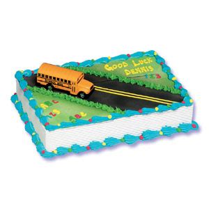 School Bus Cake Decorating Instructions