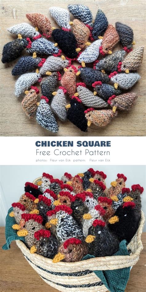 Simple Chicken Ideas Free Crochet Patterns - Your Crochet