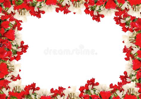 White Landscape Frame with Steel Beam Borders Stock Image - Image of ...