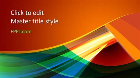 Free Color PowerPoint Template - Free PowerPoint Templates