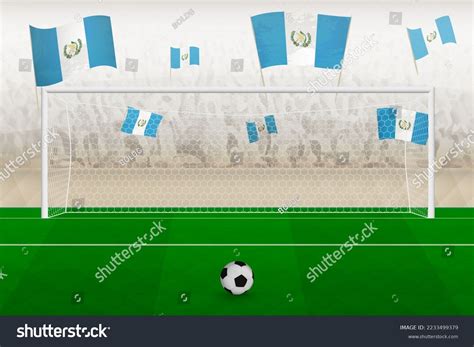 Guatemala Football Team Fans Flags Guatemala Stock Vector (Royalty Free ...