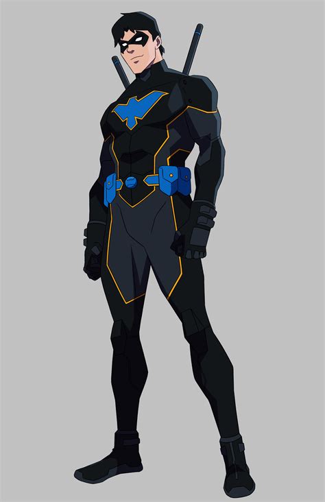 ArtStation - Young Justice: Phantoms - Nightwing Redesign