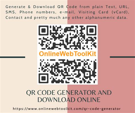 QR Code Generator | Generate QR Code for Free and Download