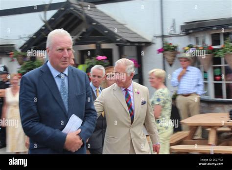 Prince Charles visits North Wales Stock Photo - Alamy