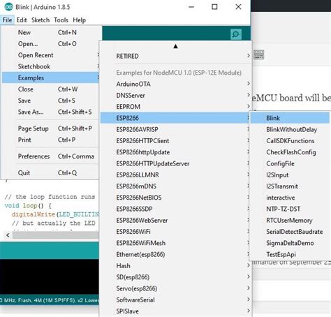 Getting Started with the NodeMCU (ESP8266 Based Development Board) - Electronics-Lab.com