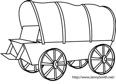 Covered Wagon Silhouette at GetDrawings | Free download