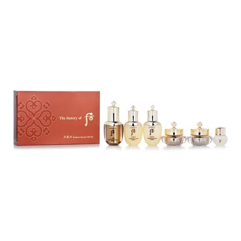 Whoo (The History Of Whoo) - Cheongidan Radiant Special Gift Set 6pcs ...