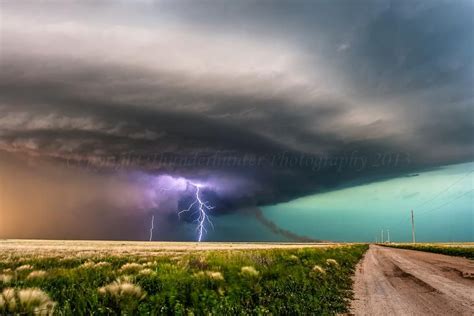 Powerful anvil bolts were being thrown out ahead of this tornadic ...