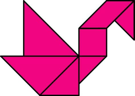 Tangram Swan #tangram #swan #tangramswan | Tangram, Swan, Letters