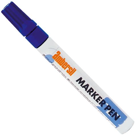 Ambersil 20368-AA BLUE Paint Marker Pen (Pack 12) from Lawson HIS