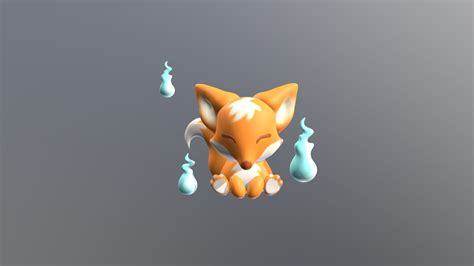 Cute kitsune fox - Download Free 3D model by Zhi Ying (@zhiying-loo) [1292514] - Sketchfab