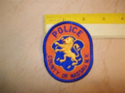 Nassau County NY Police Uniform Patch Small | Etsy