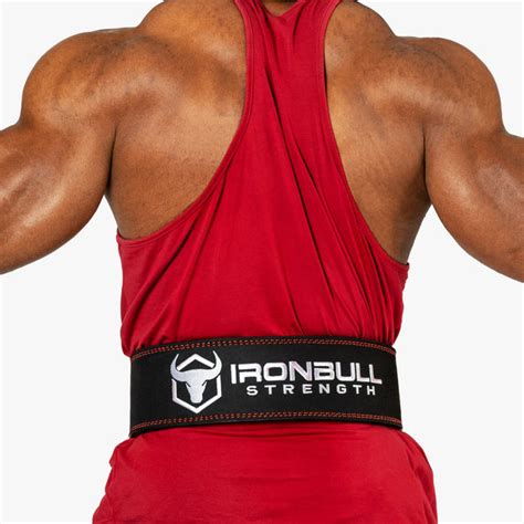 10mm 4" Lever Weight Lifting Belt Pro for Powerlifting | Iron Bull Strength