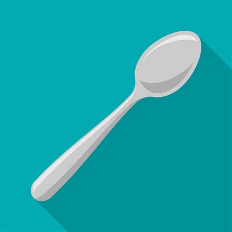 Premium Vector | Spoon icon flat design vector illustration