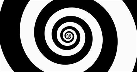 Hypnotic black and white zooming spiral - seamless looping. Stock Video Footage - Storyblocks