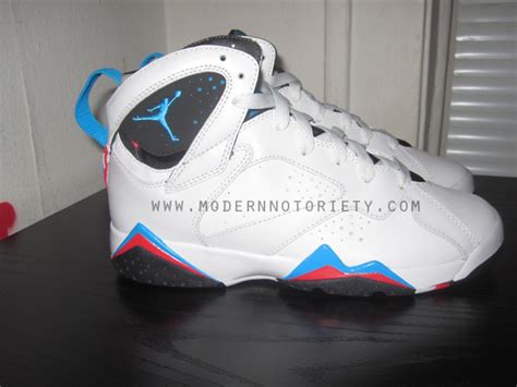 Air Jordan Retro 7 - White/Orion Blue-Black-Infrared - New Images ...