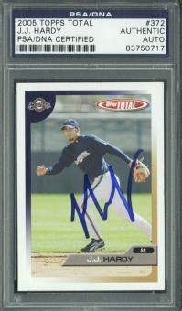 J.J. Hardy Memorabilia: Autographed & Signed