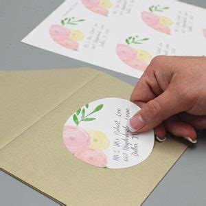 Garden Bouquet Wedding Address Labels | Download & Print