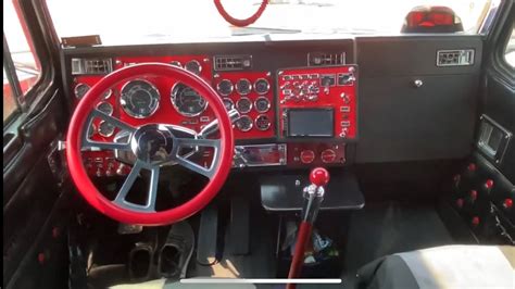 Kenworth w900 interior tour! - YouTube