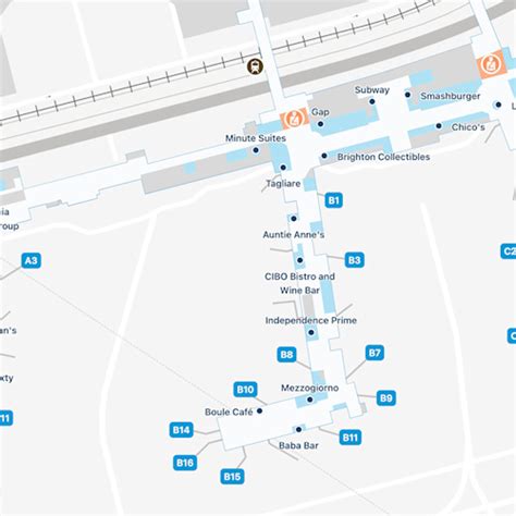 Philadelphia Airport Terminal B Map & Guide