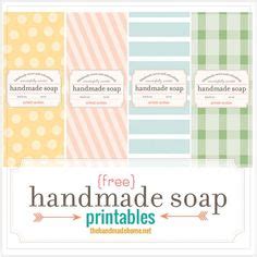 Print Your Own soap labels | make your own soap {our fave recipes + free printables} | the ...